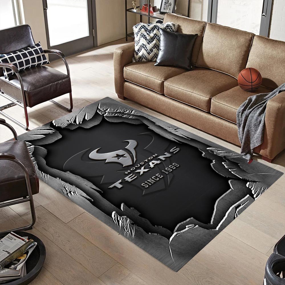 Alternative view of Houston Texans Living Room Rug, Football Team Living Room Rug 2024 Versions, FootBall Fan Gifts EHIVM-57794