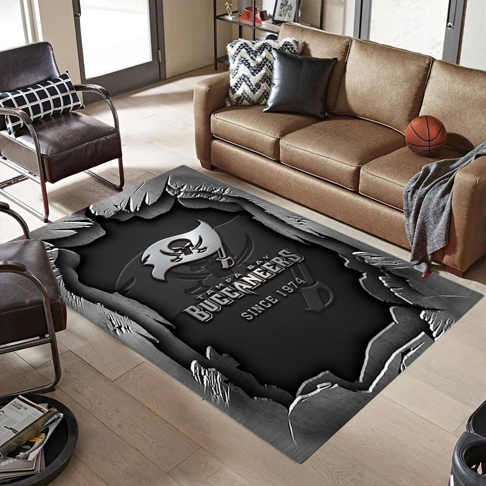 Alternative view of Tampa Bay Buccaneers Living Room Rug, Football Team Living Room Rug 2024 Versions, FootBall Fan Gifts EHIVM-57794