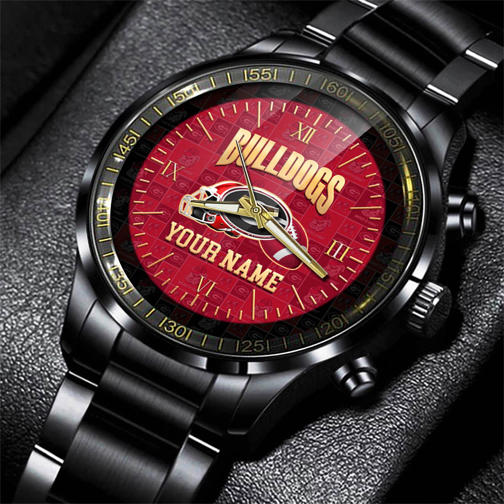 Alternative view of Georgia Bulldogs Watch 2024 Version Personalized Your Name, Sport Watch For Fans, Sport Gifts ETHY-54417