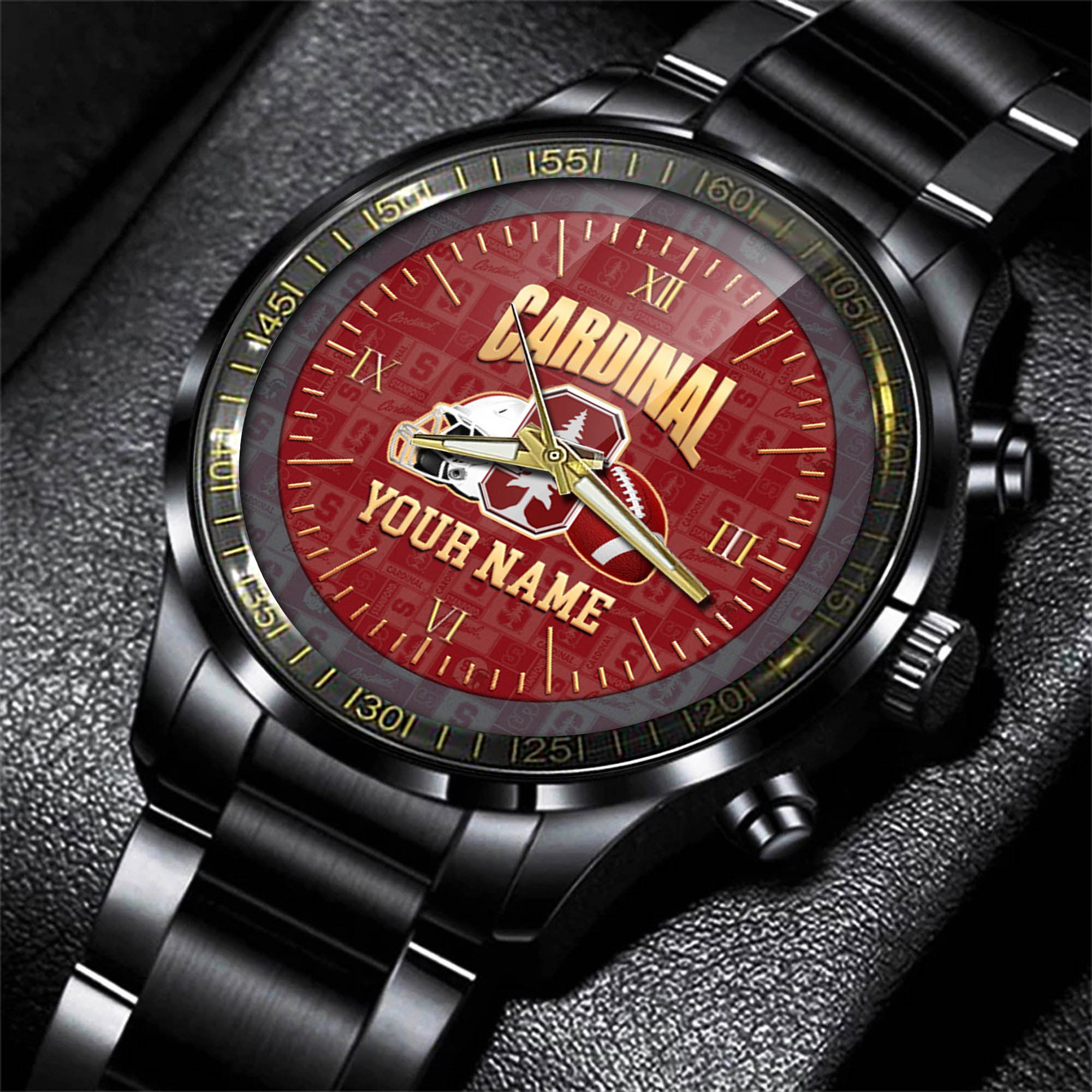 Alternative view of Stanford Cardinal Watch 2024 Version Personalized Your Name, Sport Watch For Fans, Sport Gifts ETHY-54417