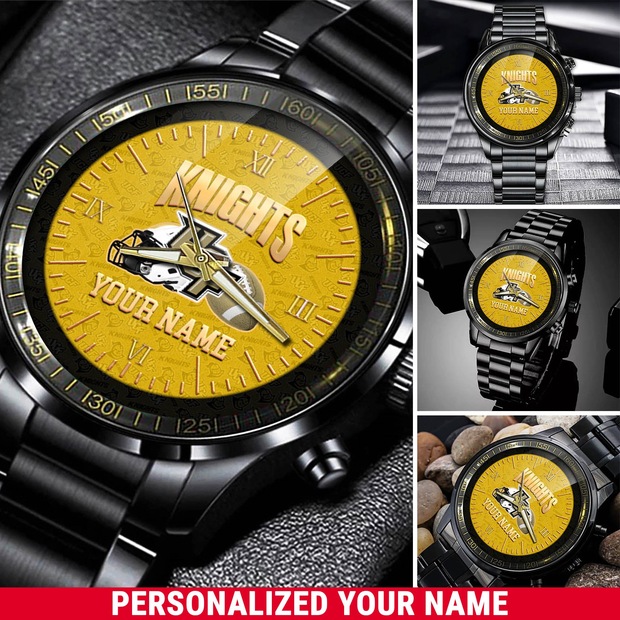 UCF Knights Watch 2024 Version Personalized Your Name, Sport Watch For Fans, Sport Gifts ETHY-54417