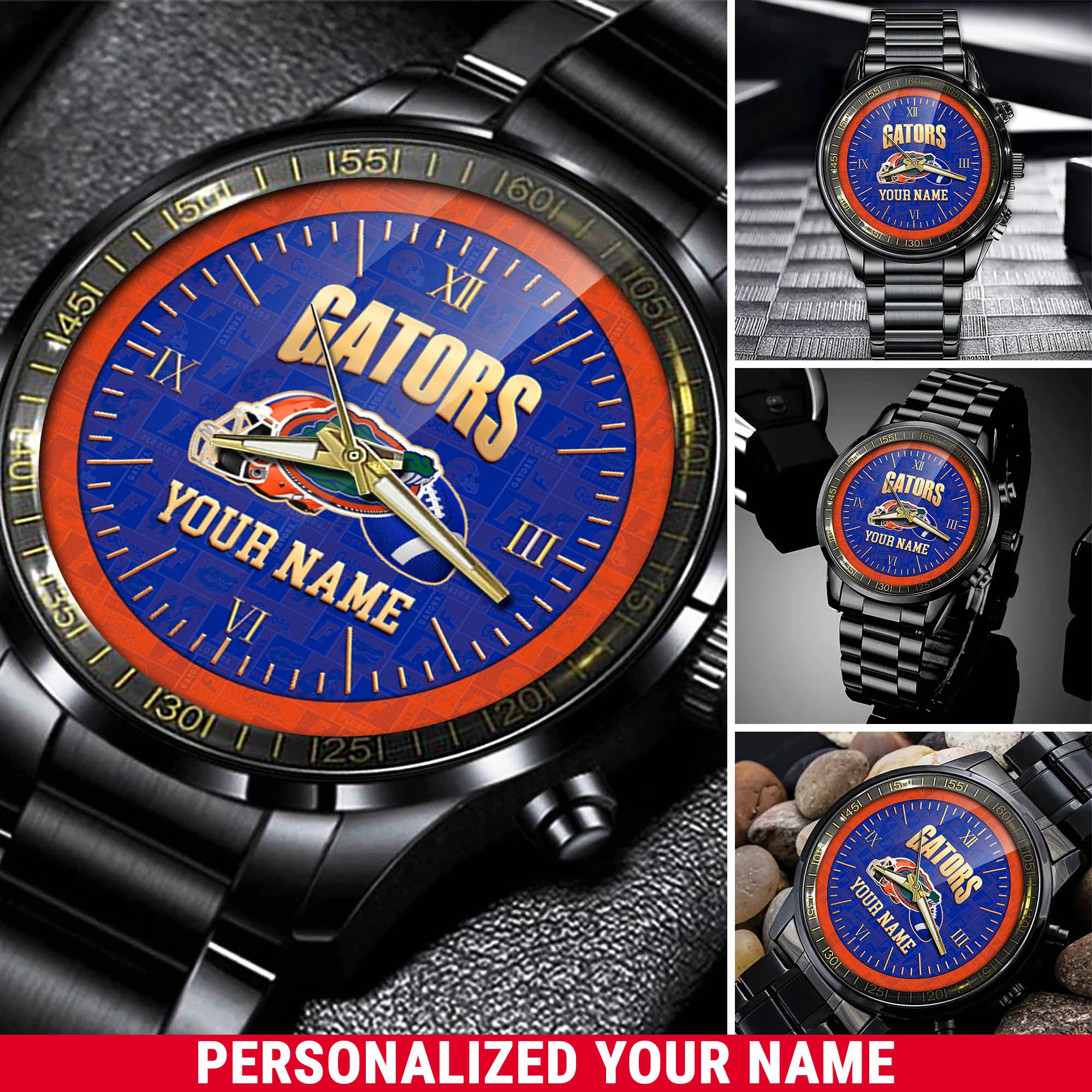 Florida Gators Watch 2024 Version Personalized Your Name, Sport Watch For Fans, Sport Gifts ETHY-54417