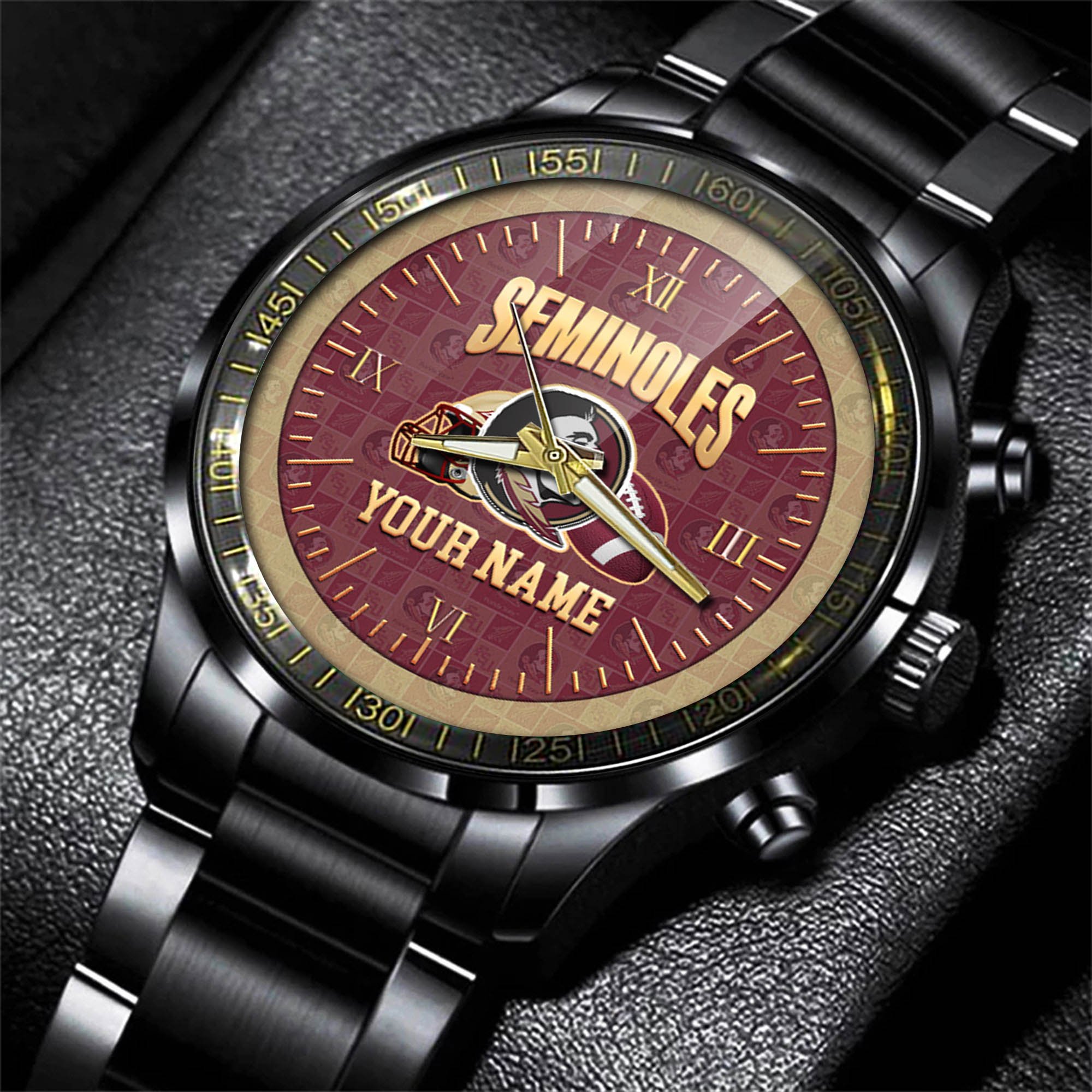 Alternative view of Florida State Seminoles Watch 2024 Version Personalized Your Name, Sport Watch For Fans, Sport Gifts ETHY-54417