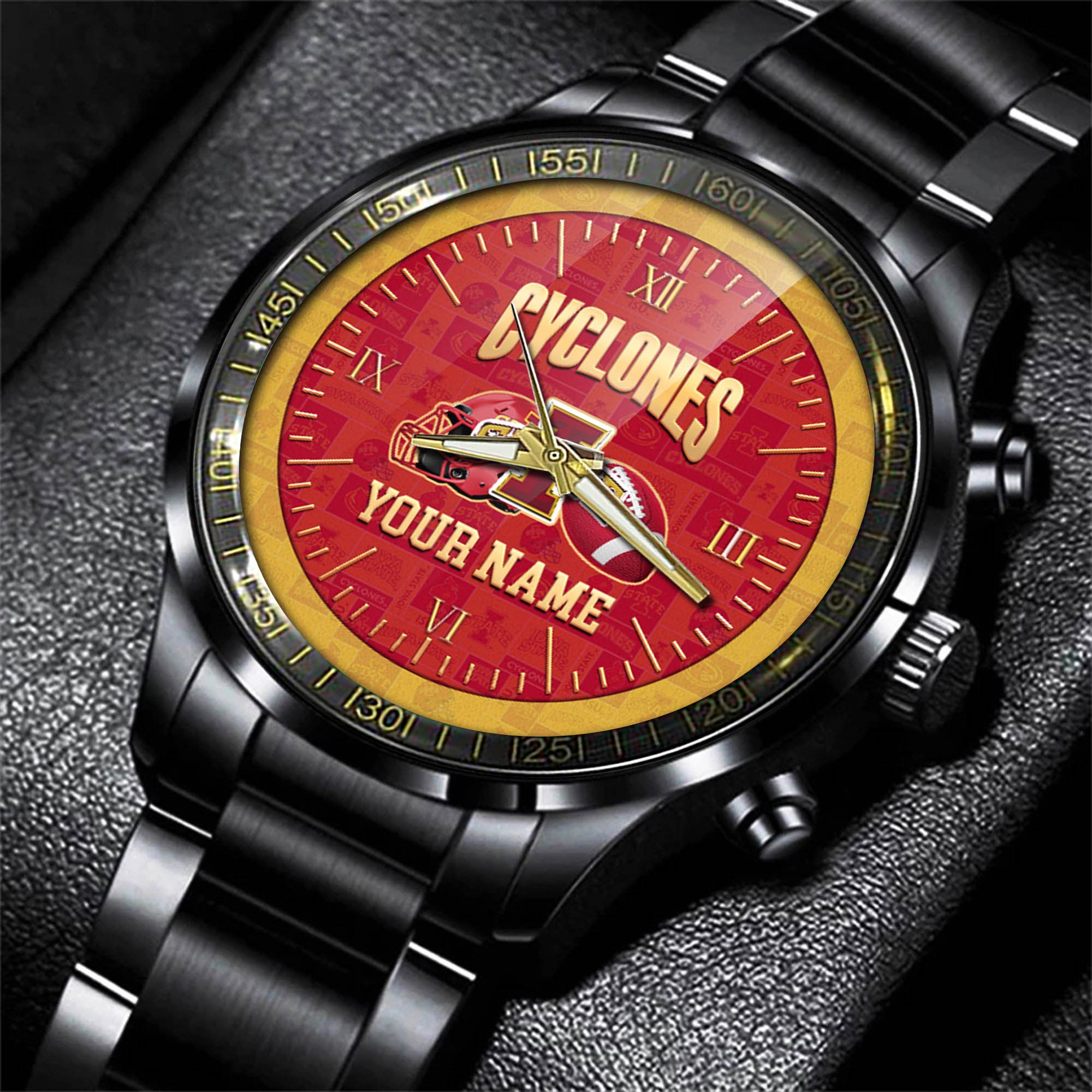Alternative view of Iowa State Cyclones Watch 2024 Version Personalized Your Name, Sport Watch For Fans, Sport Gifts ETHY-54417