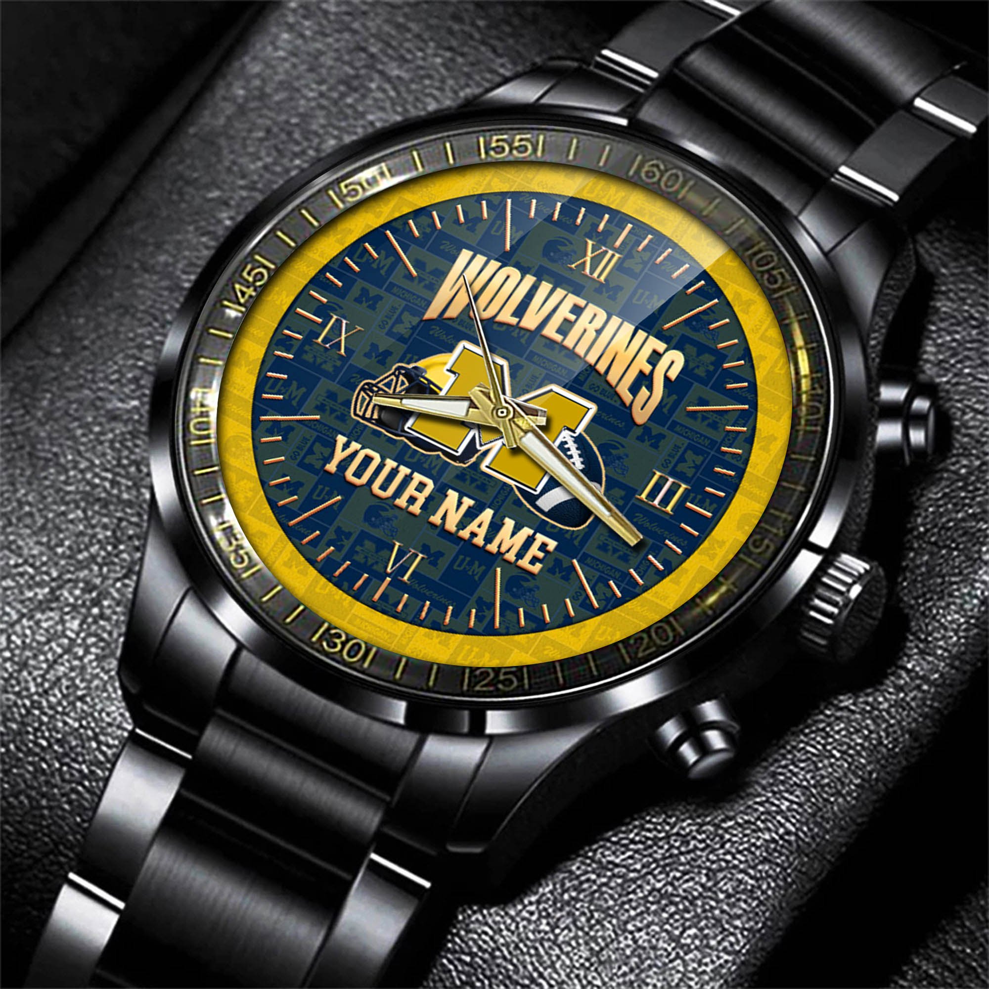 Alternative view of Michigan Wolverines Watch 2024 Version Personalized Your Name, Sport Watch For Fans, Sport Gifts ETHY-54417