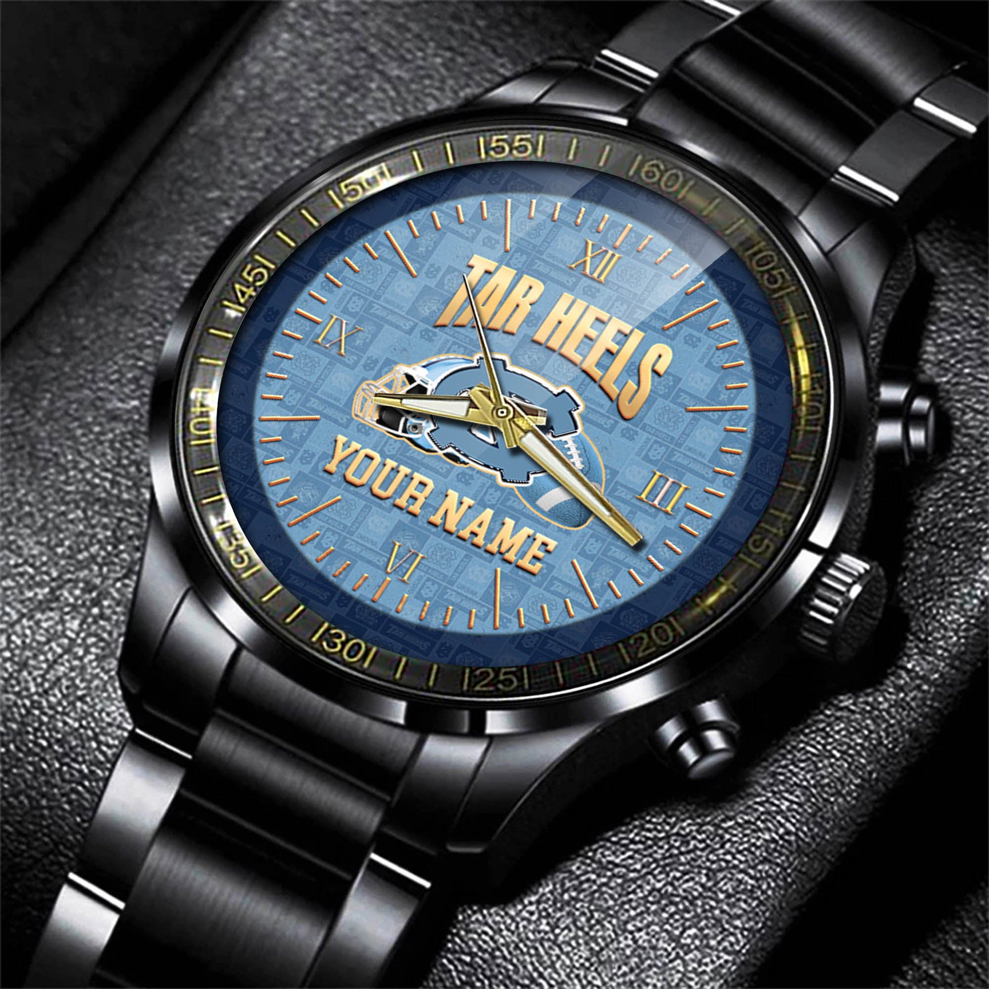 Alternative view of North Carolina Tar Heels Watch 2024 Version Personalized Your Name, Sport Watch For Fans, Sport Gifts ETHY-54417