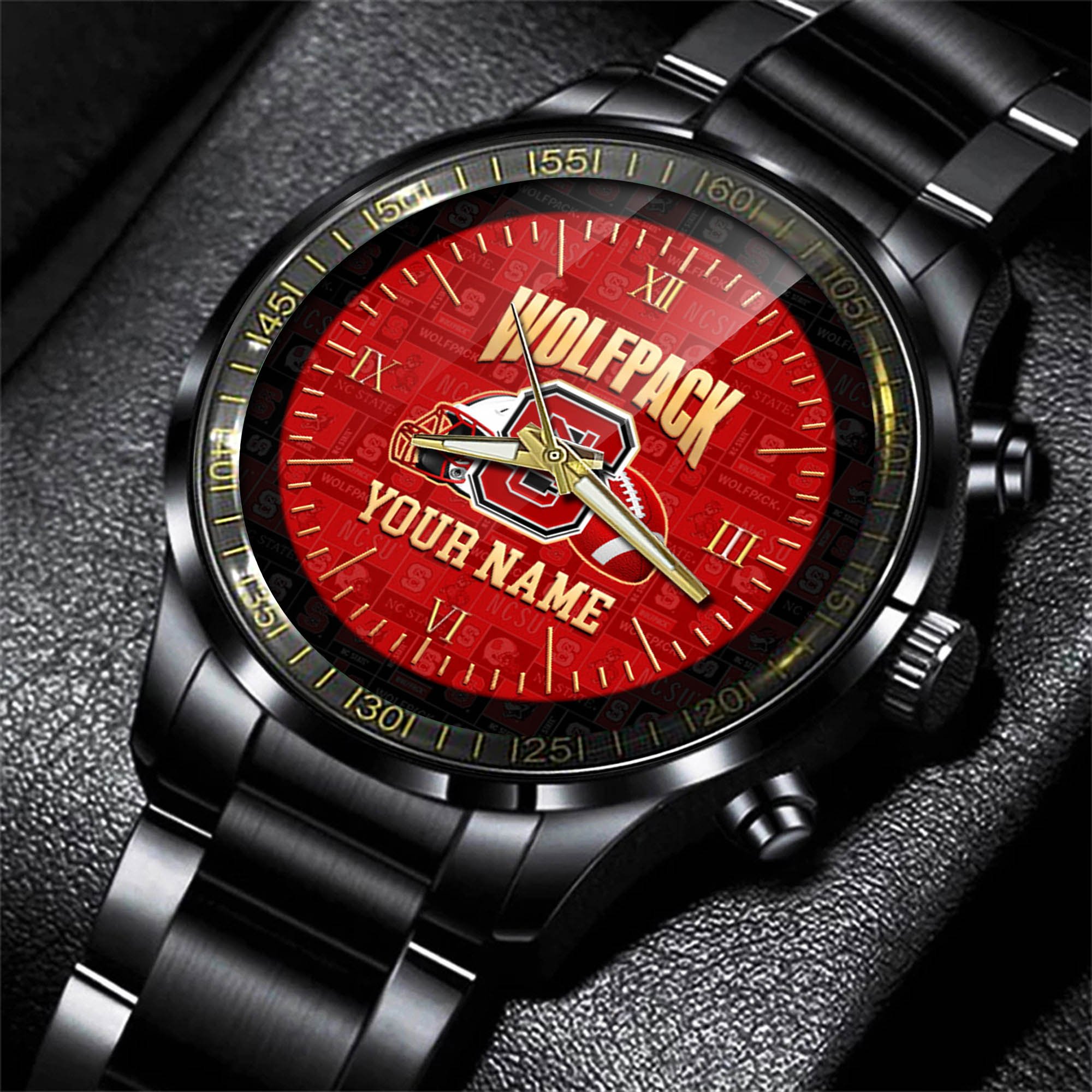 Alternative view of NC State Wolfpack Watch 2024 Version Personalized Your Name, Sport Watch For Fans, Sport Gifts ETHY-54417