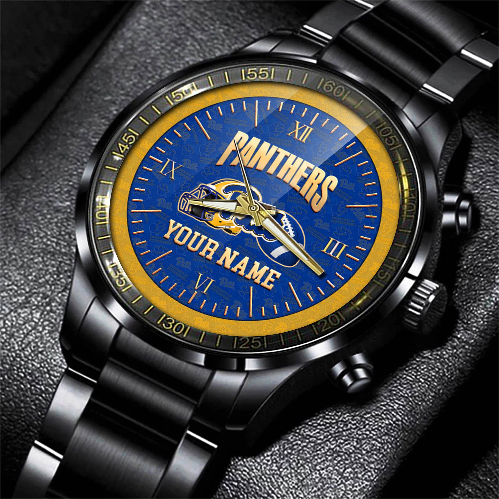Alternative view of Pittsburgh Panthers Watch 2024 Version Personalized Your Name, Sport Watch For Fans, Sport Gifts ETHY-54417