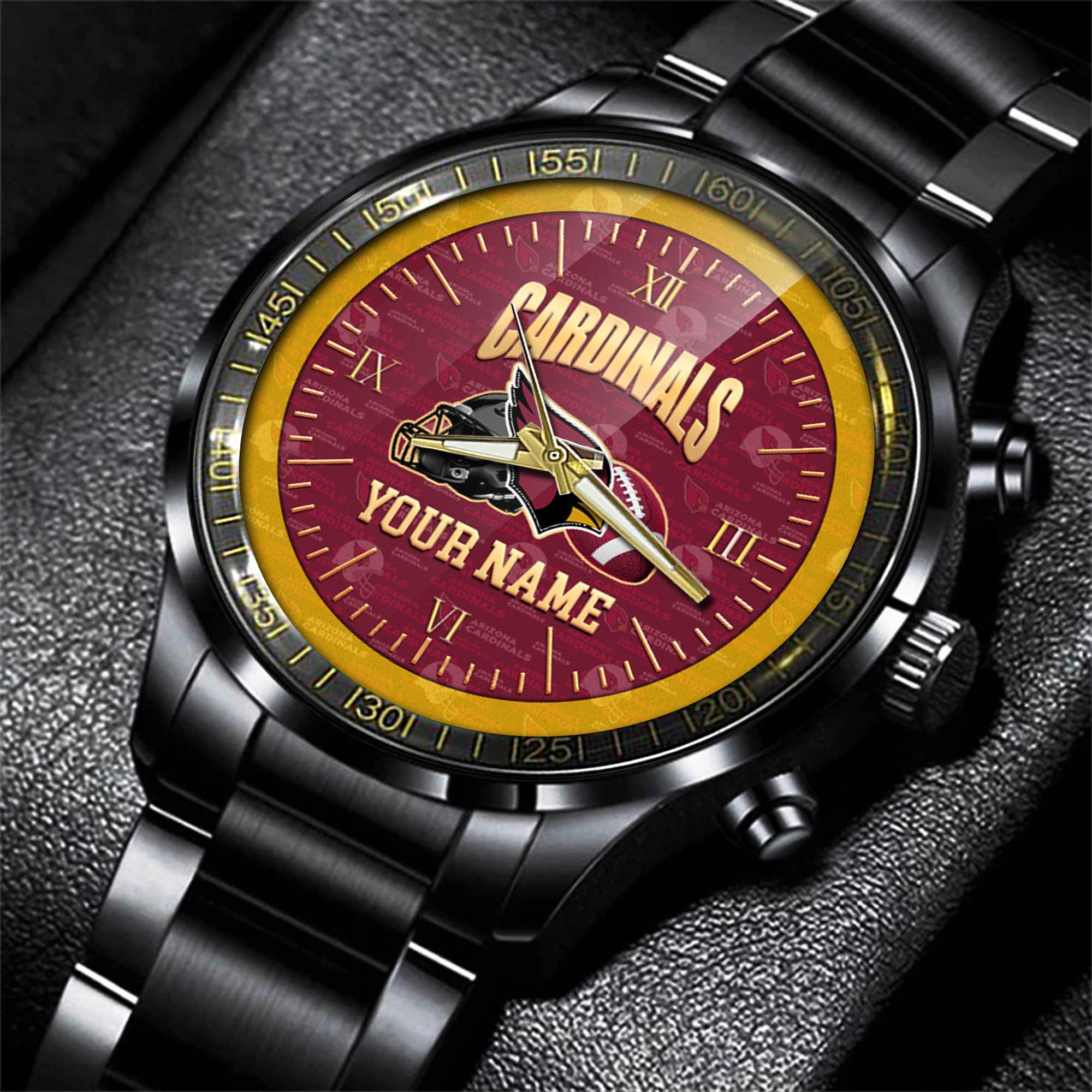 Alternative view of Arizona Cardinals Watch 2024 Version Personalized Your Name, Sport Watch For Fans, Sport Gifts ETHY-54417