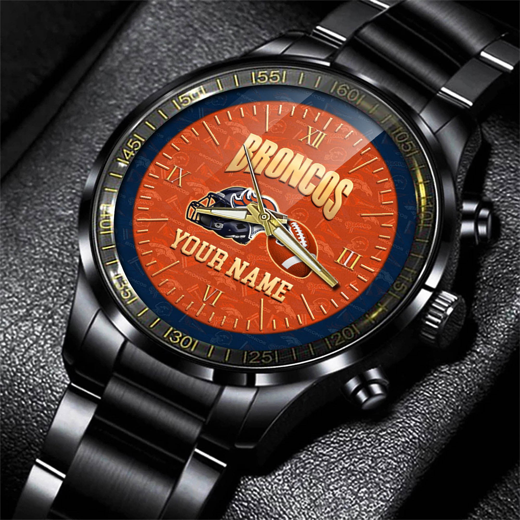Alternative view of Denver Broncos Watch 2024 Version Personalized Your Name, Sport Watch For Fans, Sport Gifts ETHY-54417