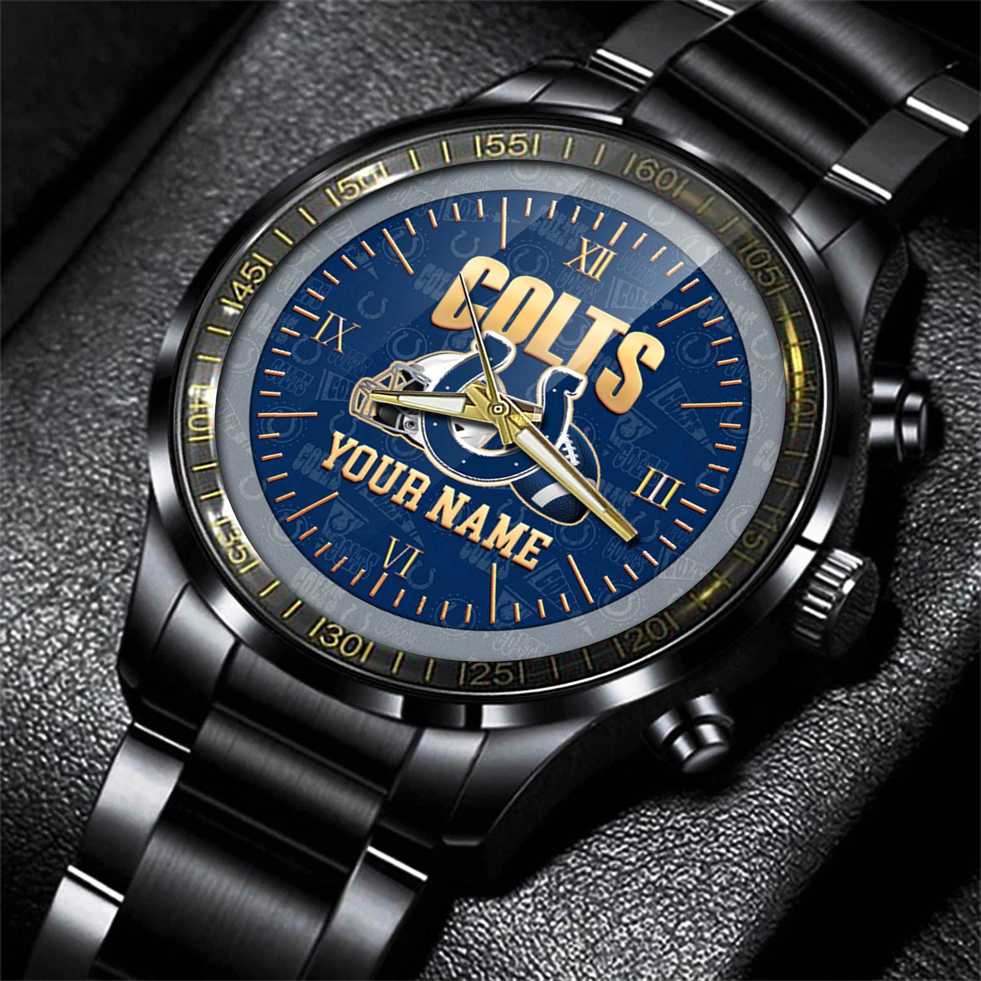 Alternative view of Indianapolis Colts Watch 2024 Version Personalized Your Name, Sport Watch For Fans, Sport Gifts ETHY-54417