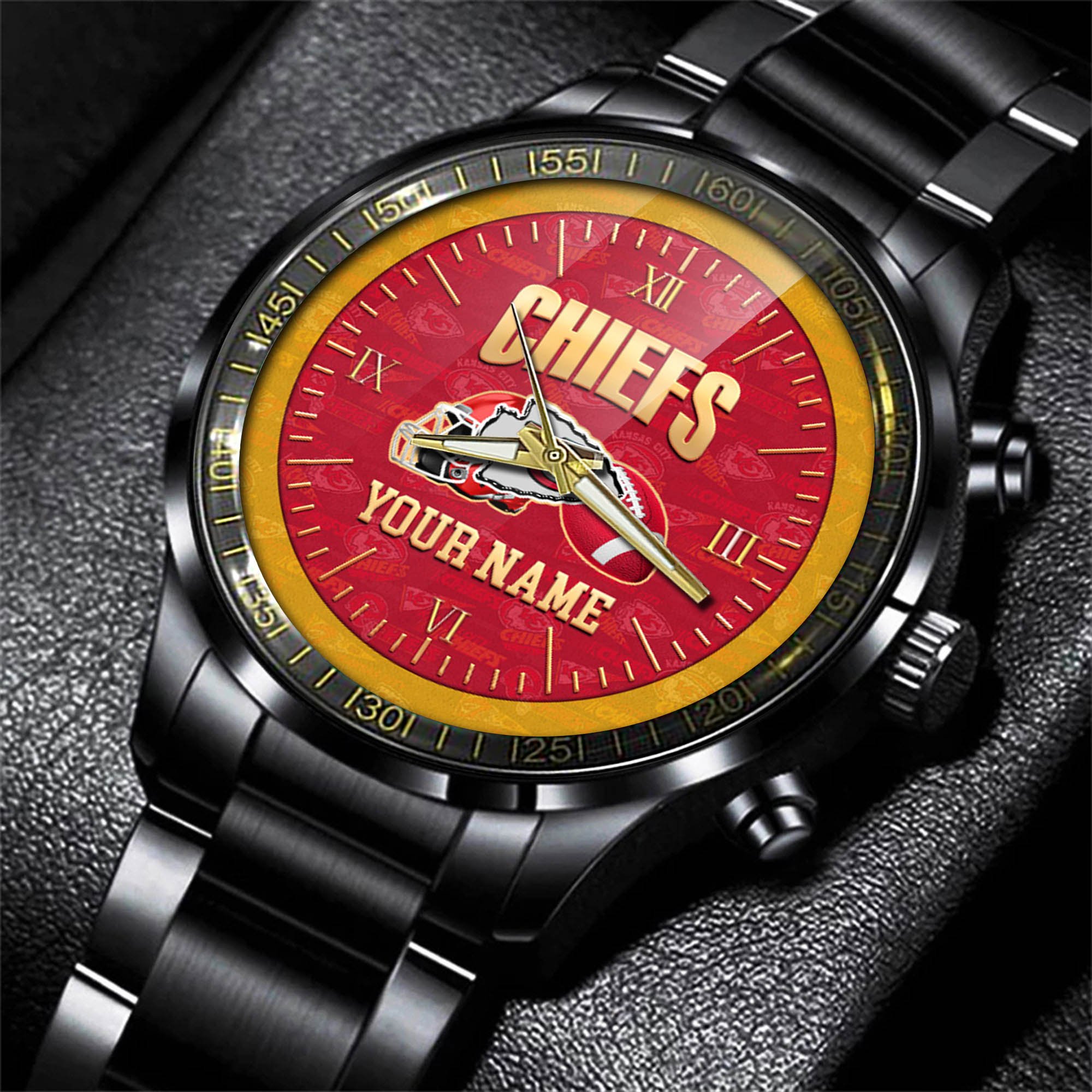 Alternative view of Kansas City Chiefs Watch 2024 Version Personalized Your Name, Sport Watch For Fans, Sport Gifts ETHY-54417