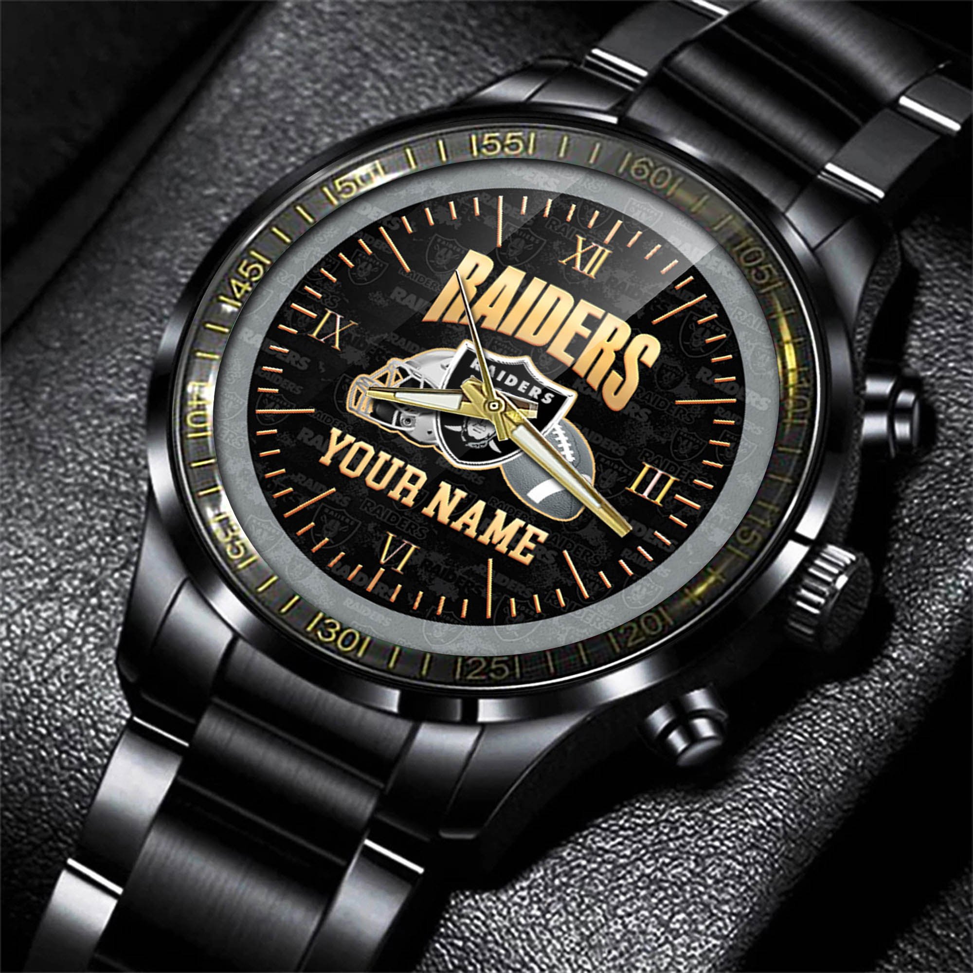 Alternative view of Las Vegas Raiders Watch 2024 Version Personalized Your Name, Sport Watch For Fans, Sport Gifts ETHY-54417