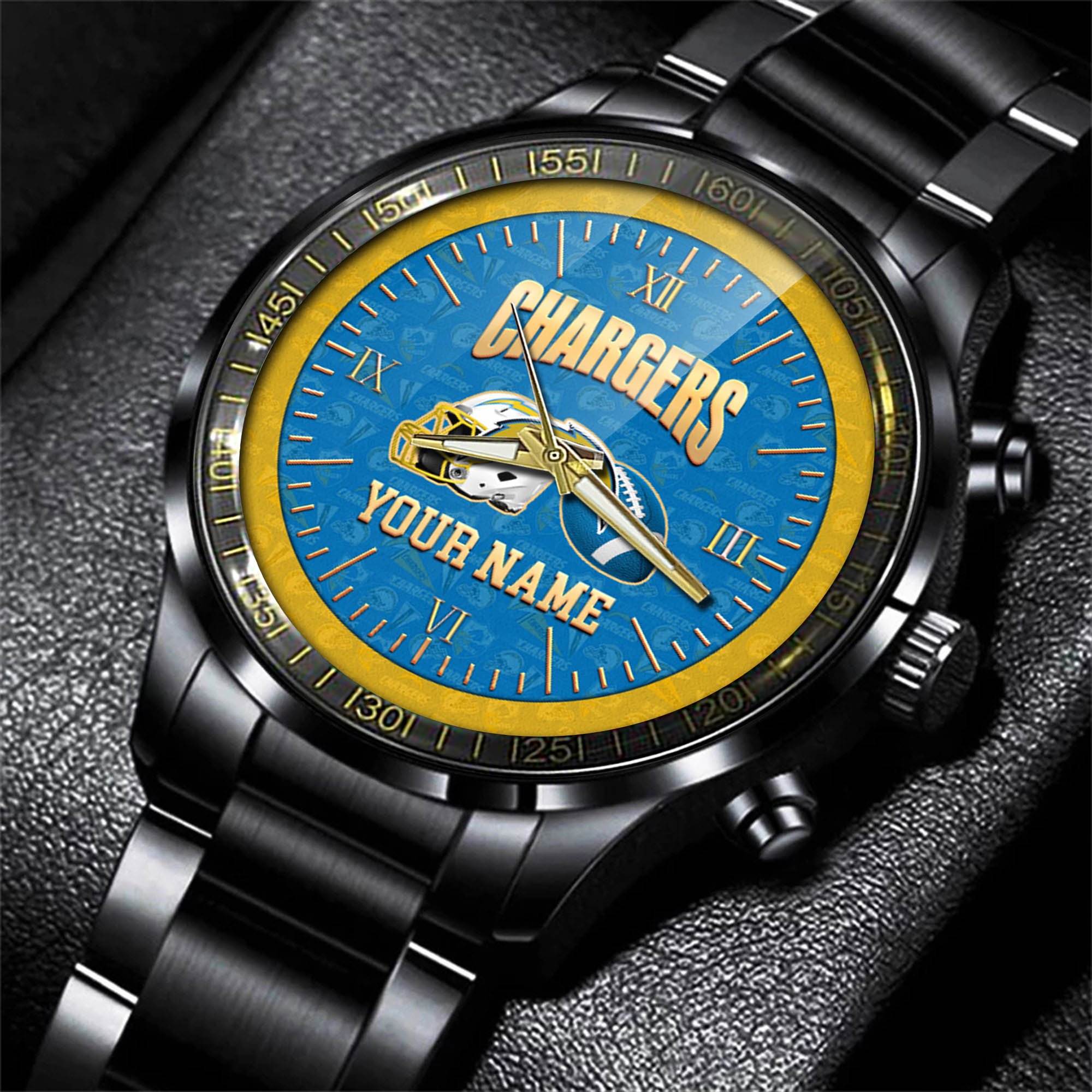 Alternative view of Los Angeles Chargers Watch 2024 Version Personalized Your Name, Sport Watch For Fans, Sport Gifts ETHY-54417