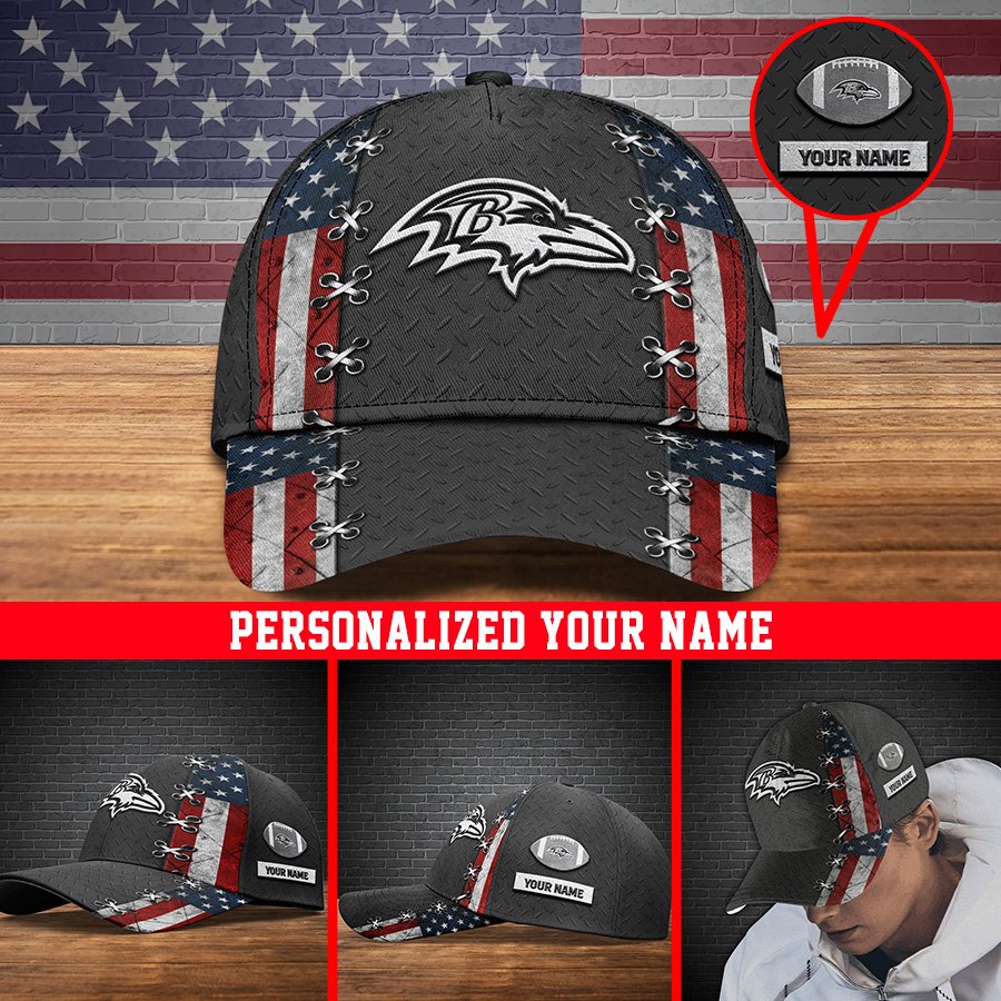 Alternative view of Baltimore Ravens Sport Cap 2024 Version Personalized Your Name, Sport Cap ETHY-41084