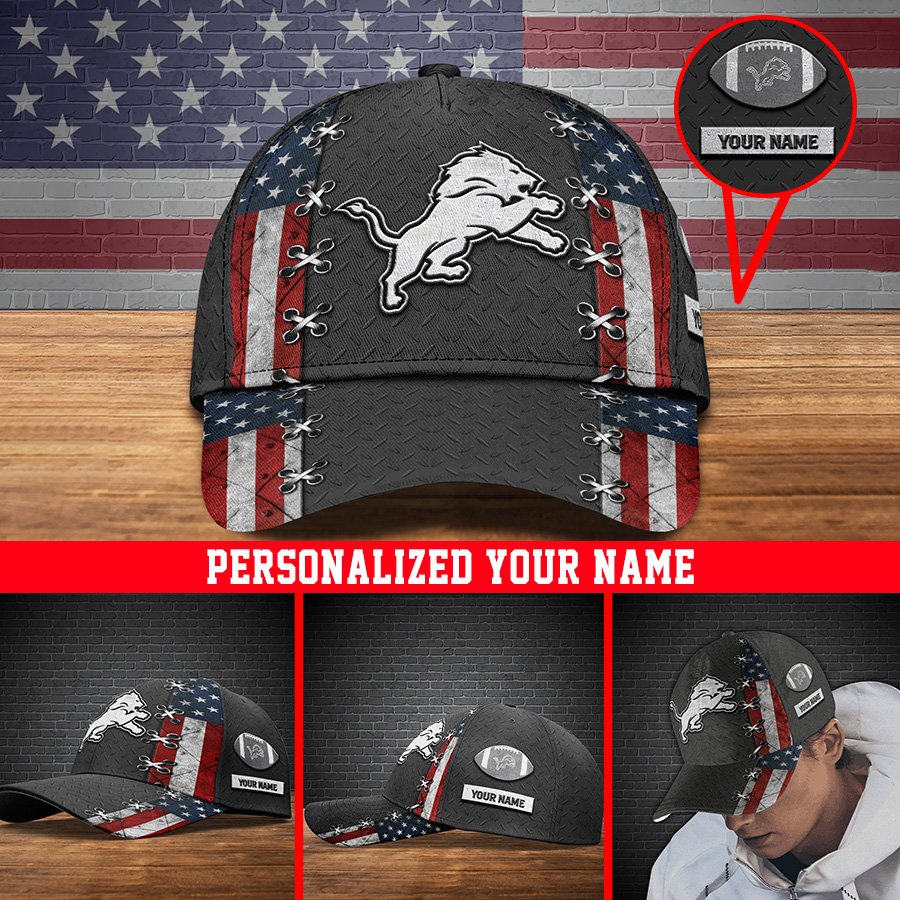 Alternative view of Detroit Lions Sport Cap 2024 Version Personalized Your Name, Sport Cap ETHY-41084