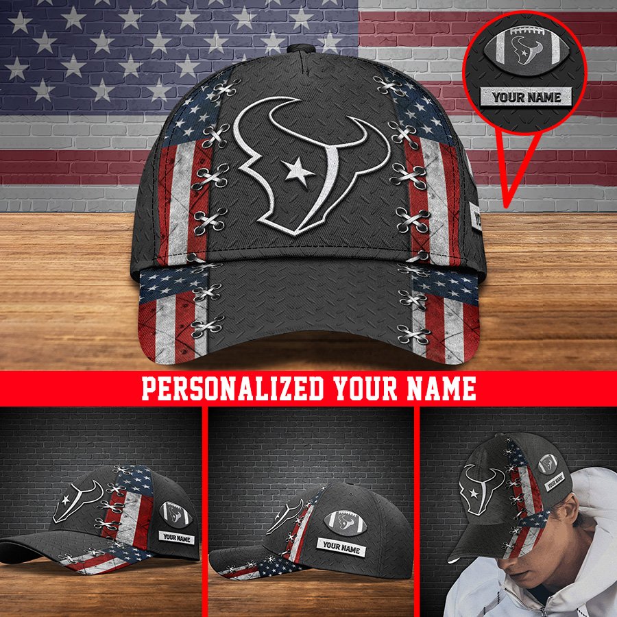 Alternative view of Houston Texans Sport Cap 2024 Version Personalized Your Name, Sport Cap ETHY-41084