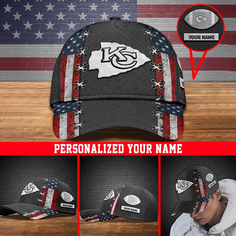Alternative view of Kansas City Chiefs Sport Cap 2024 Version Personalized Your Name, Sport Cap ETHY-41084