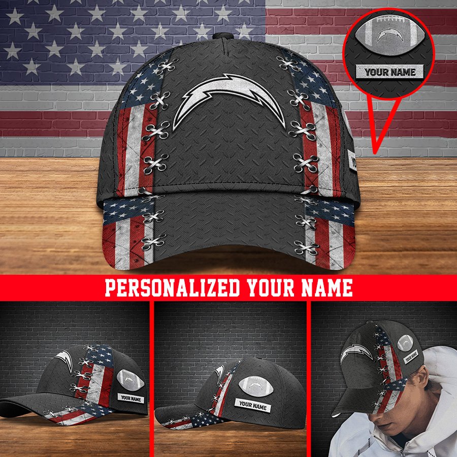 Alternative view of Los Angeles Chargers Sport Cap 2024 Version Personalized Your Name, Sport Cap ETHY-41084