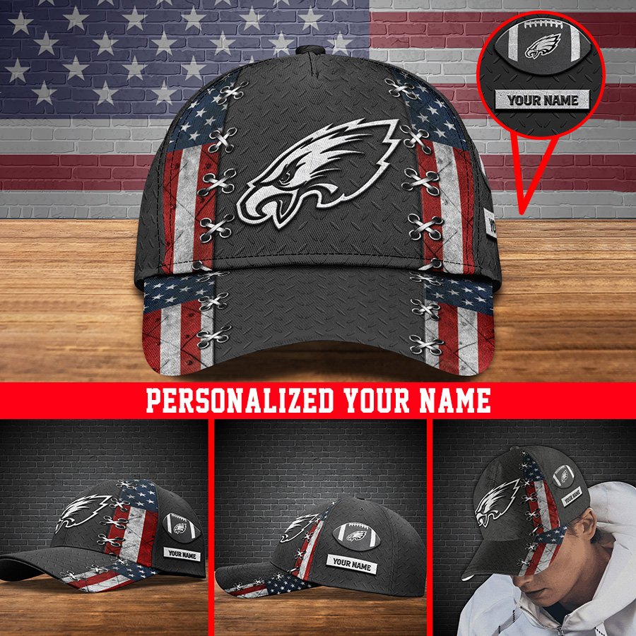 Alternative view of Philadelphia Eagles Sport Cap 2024 Version Personalized Your Name, Sport Cap ETHY-41084