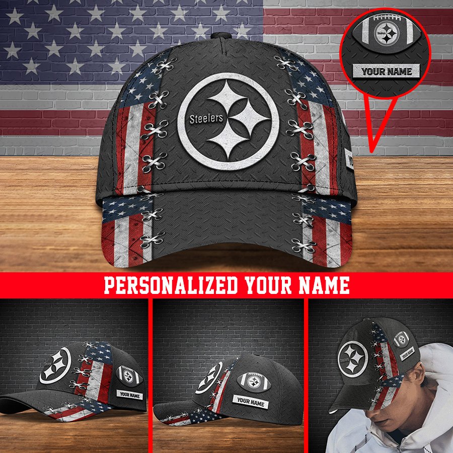Alternative view of Pittsburgh Steelers Sport Cap 2024 Version Personalized Your Name, Sport Cap ETHY-41084