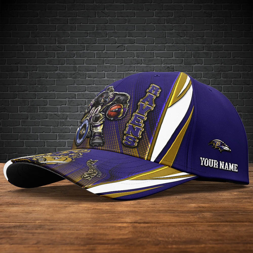 Alternative view of Baltimore Ravens Cap 2024 Version Personalized Your Name, Sport Cap, Sport Gifts ETHY-48745