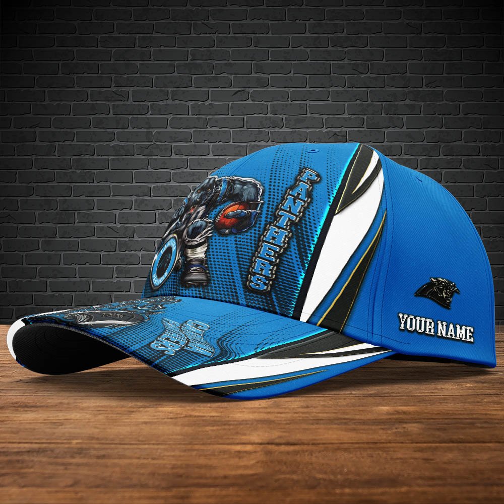 Alternative view of Carolina Panthers Cap 2024 Version Personalized Your Name, Sport Cap, Sport Gifts ETHY-48745