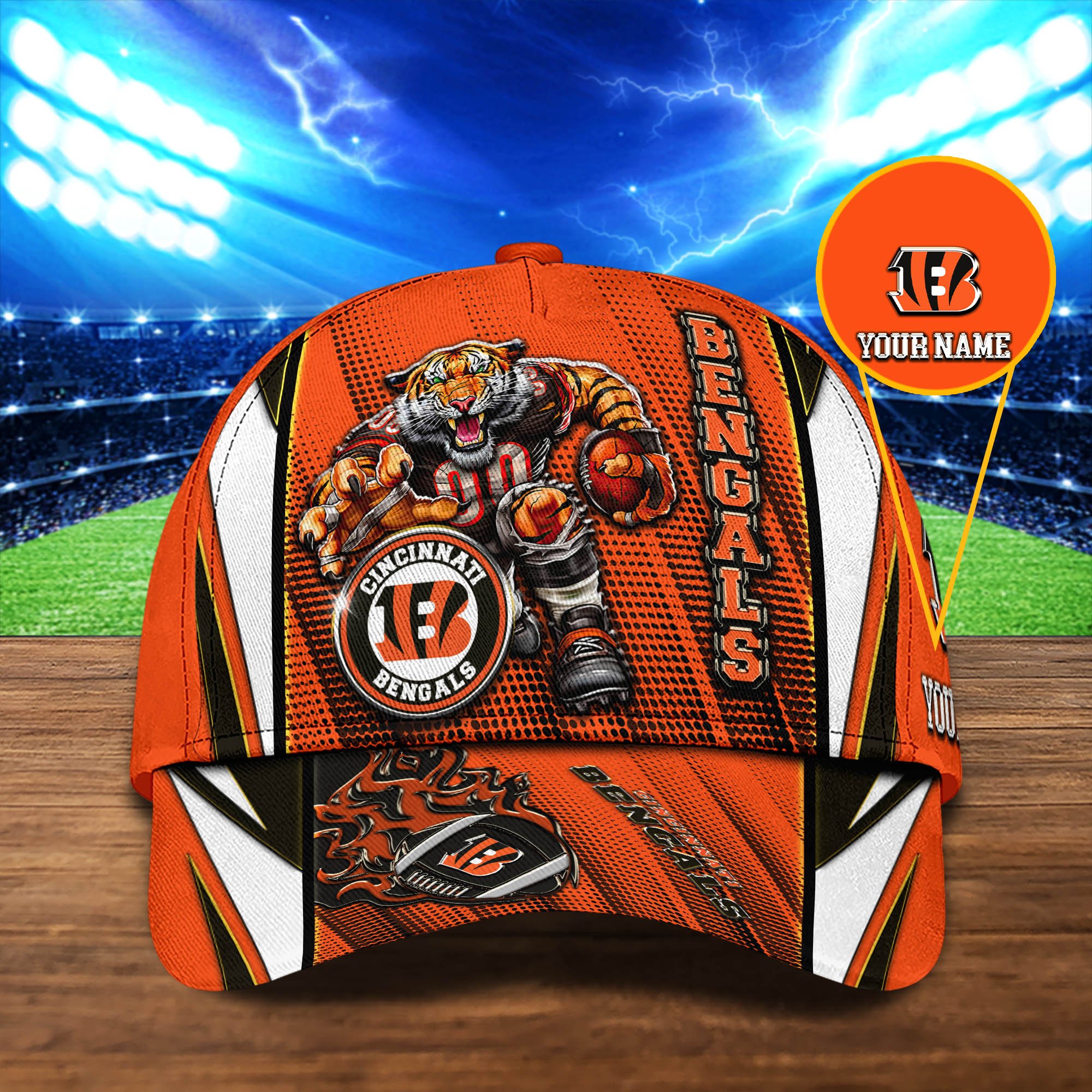 Cincinnati Bengals Cap 2024 Version Personalized Your Name, Sport Cap, Sport Gifts ETHY-48745
