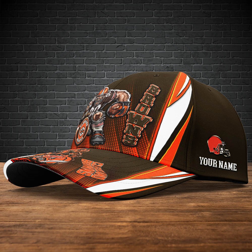 Alternative view of Cleveland Browns Cap 2024 Version Personalized Your Name, Sport Cap, Sport Gifts ETHY-48745