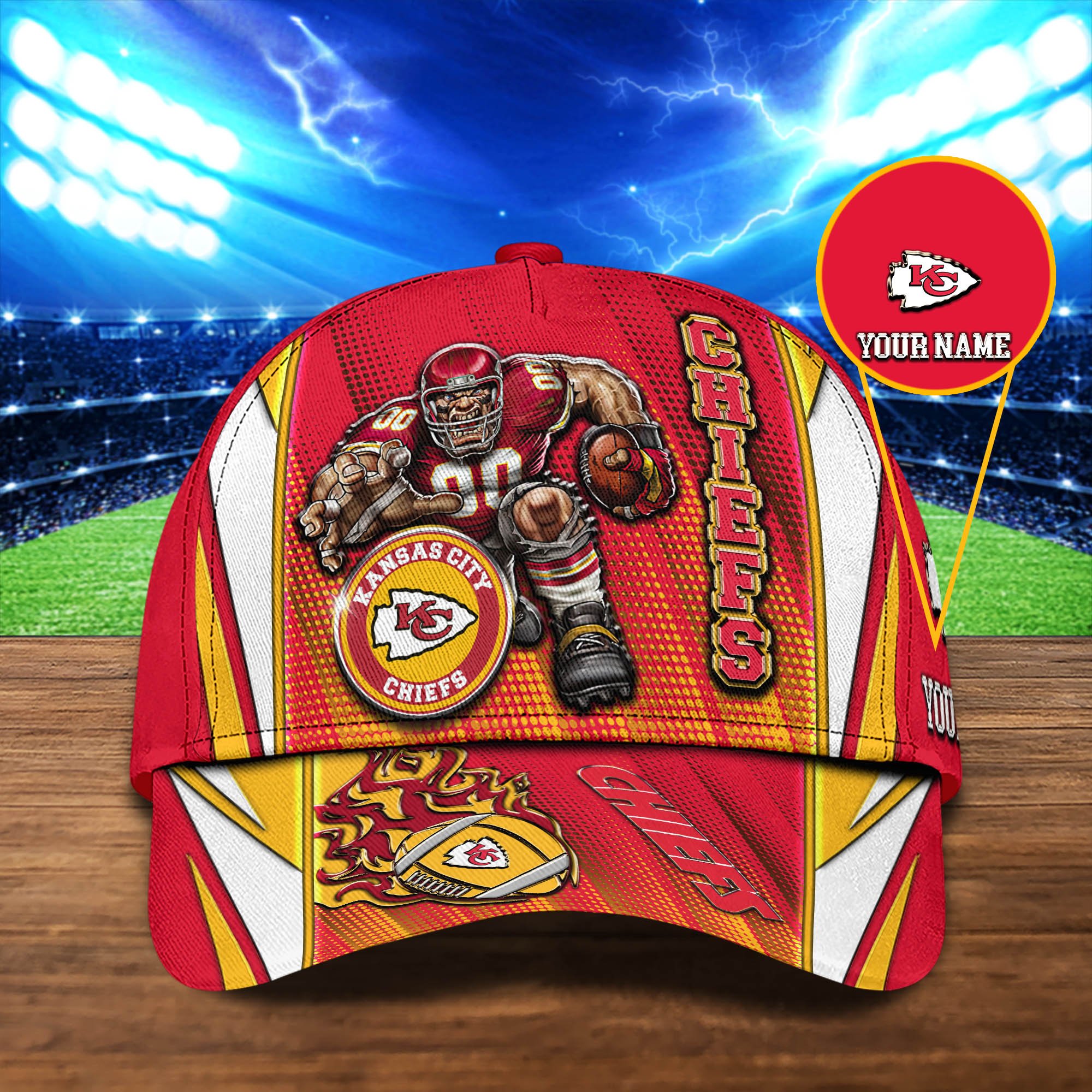 Kansas City Chiefs Cap 2024 Version Personalized Your Name, Sport Cap, Sport Gifts ETHY-48745