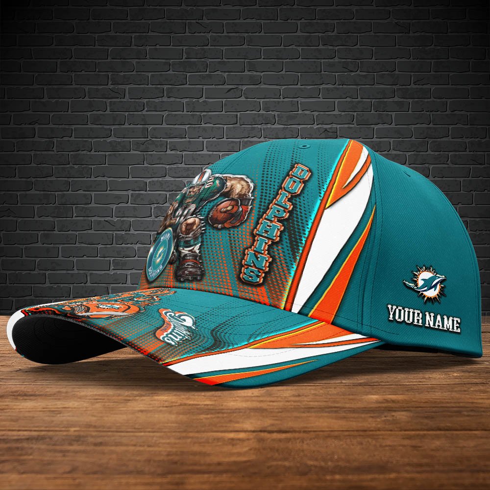 Alternative view of Miami Dolphins Cap 2024 Version Personalized Your Name, Sport Cap, Sport Gifts ETHY-48745