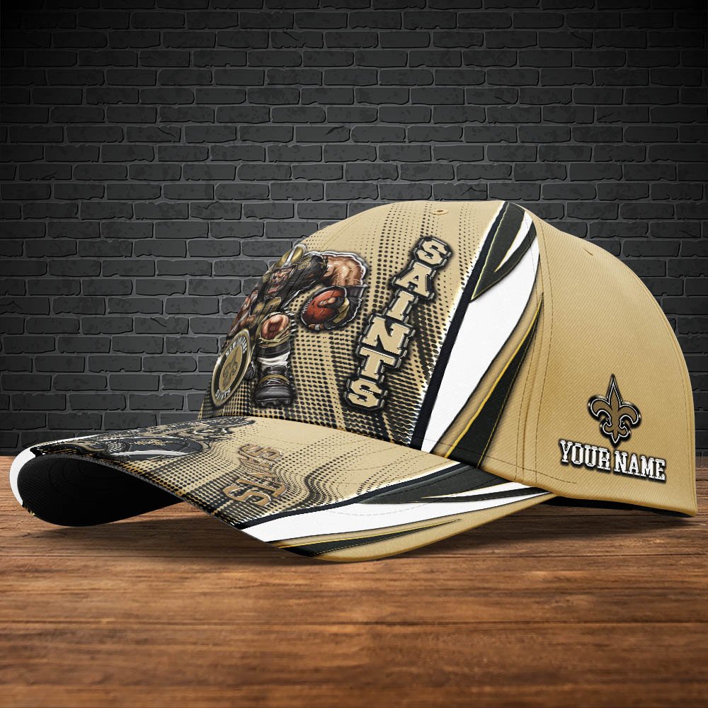 Alternative view of New Orleans Saints Cap 2024 Version Personalized Your Name, Sport Cap, Sport Gifts ETHY-48745