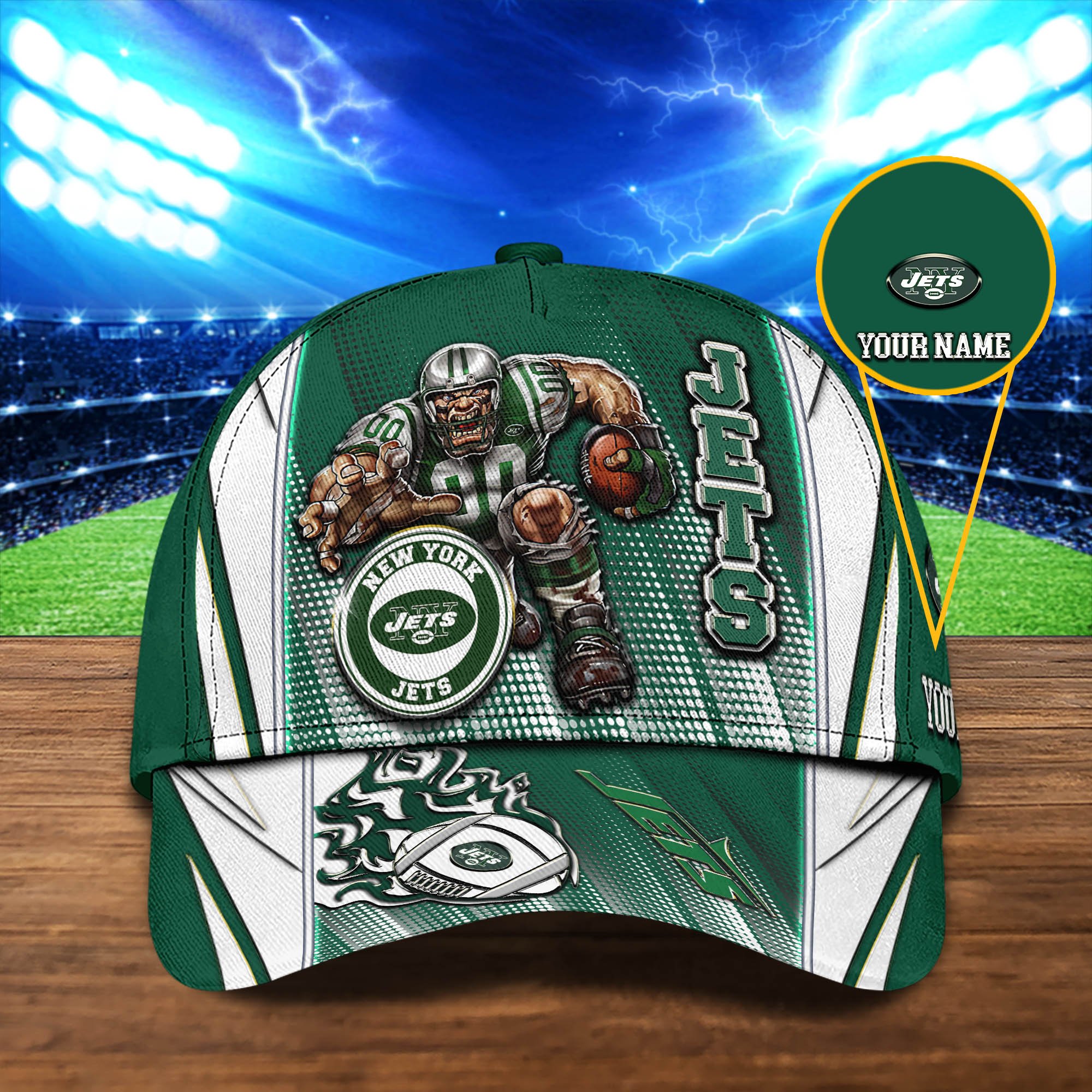 New York Jets Cap 2024 Version Personalized Your Name, Sport Cap, Sport Gifts ETHY-48745