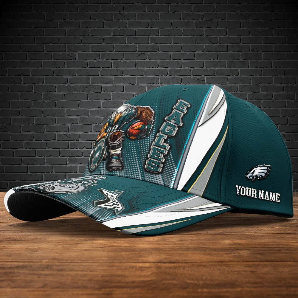Alternative view of Philadelphia Eagles Cap 2024 Version Personalized Your Name, Sport Cap, Sport Gifts ETHY-48745