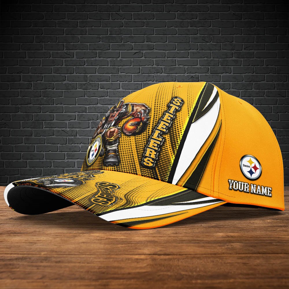 Alternative view of Pittsburgh Steelers Cap 2024 Version Personalized Your Name, Sport Cap, Sport Gifts ETHY-48745