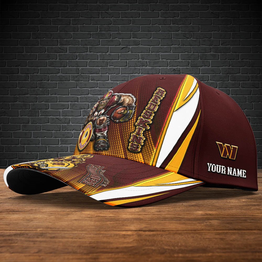 Alternative view of Washington Commanders Cap 2024 Version Personalized Your Name, Sport Cap, Sport Gifts ETHY-48745
