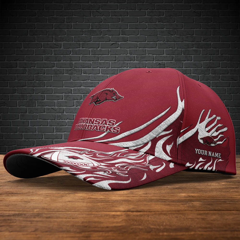 Alternative view of Arkansas Razorbacks Sport Cap 2024 Version Personalized Your Name, Football Team Cap, Fan Gifts ETHY-51954