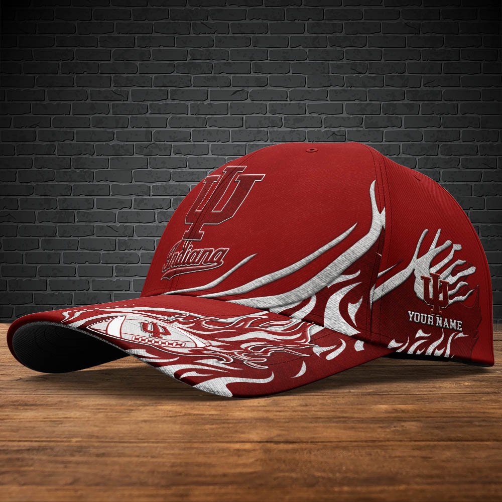 Alternative view of Indiana Hoosiers Sport Cap 2024 Version Personalized Your Name, Football Team Cap, Fan Gifts ETHY-51954