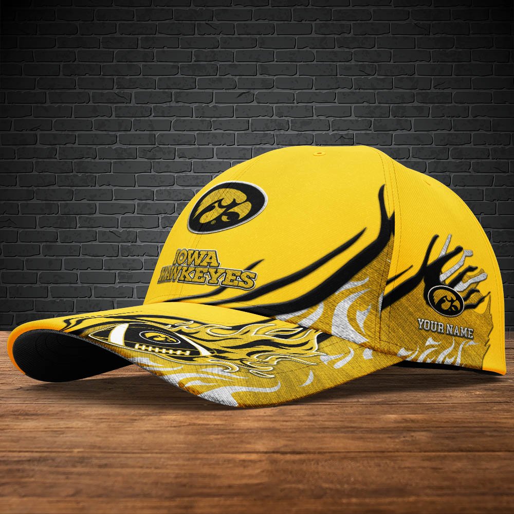 Alternative view of Iowa Hawkeyes Sport Cap 2024 Version Personalized Your Name, Football Team Cap, Fan Gifts ETHY-51954