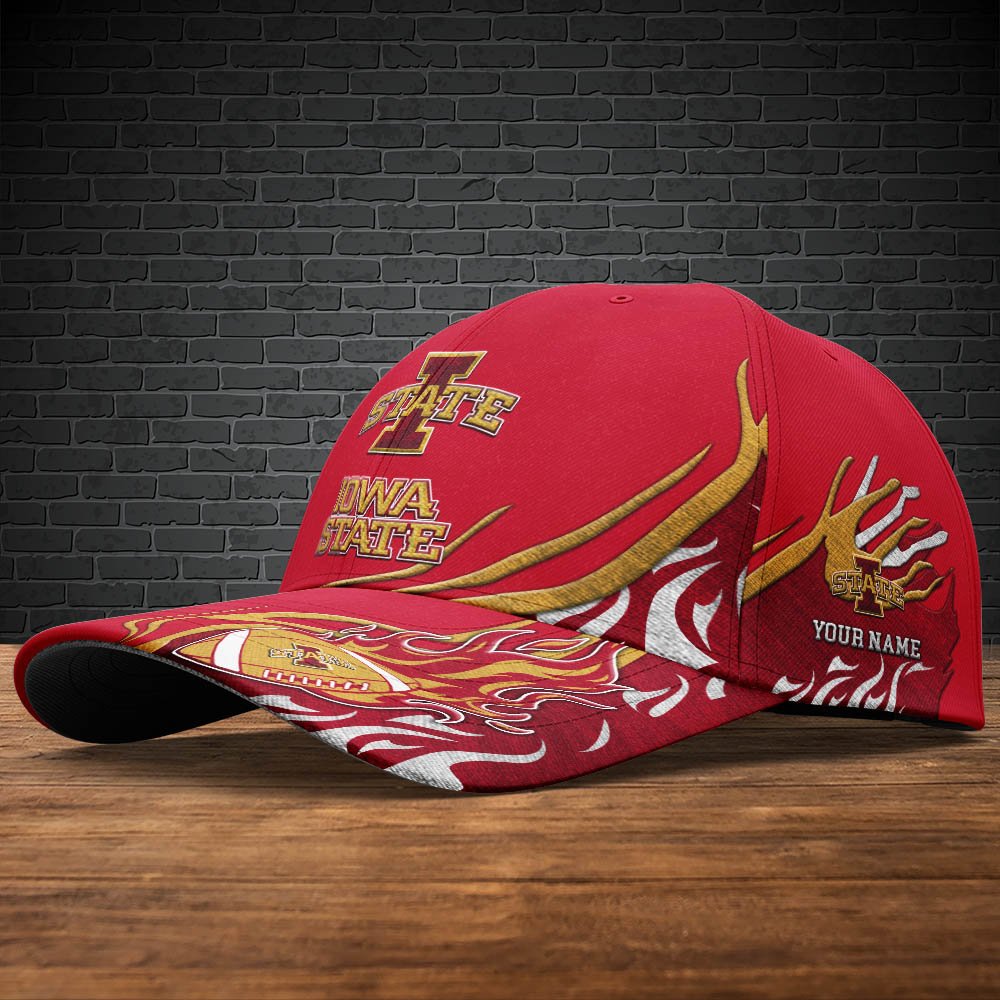 Alternative view of Iowa State Cyclones Sport Cap 2024 Version Personalized Your Name, Football Team Cap, Fan Gifts ETHY-51954