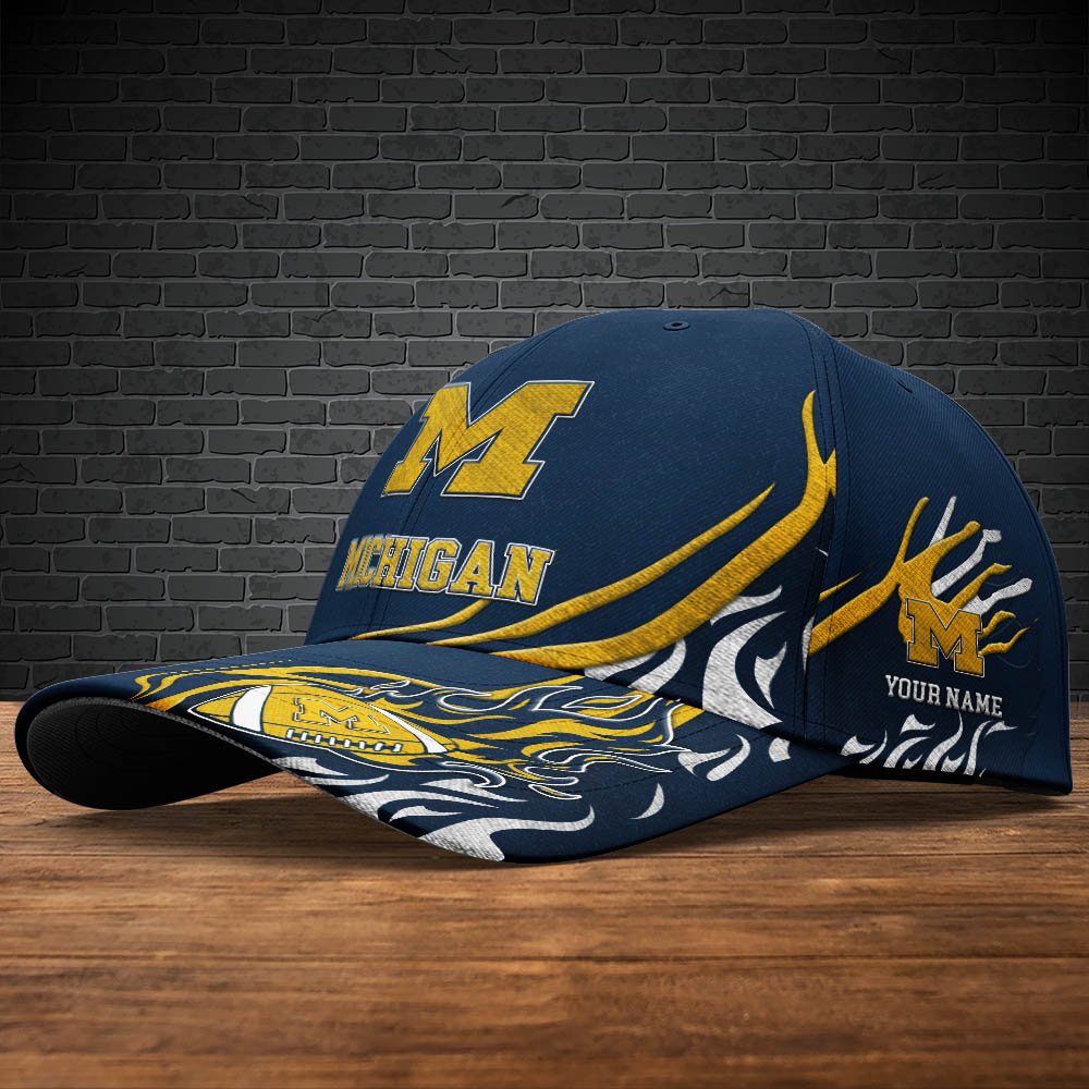 Alternative view of Michigan Wolverines Sport Cap 2024 Version Personalized Your Name, Football Team Cap, Fan Gifts ETHY-51954