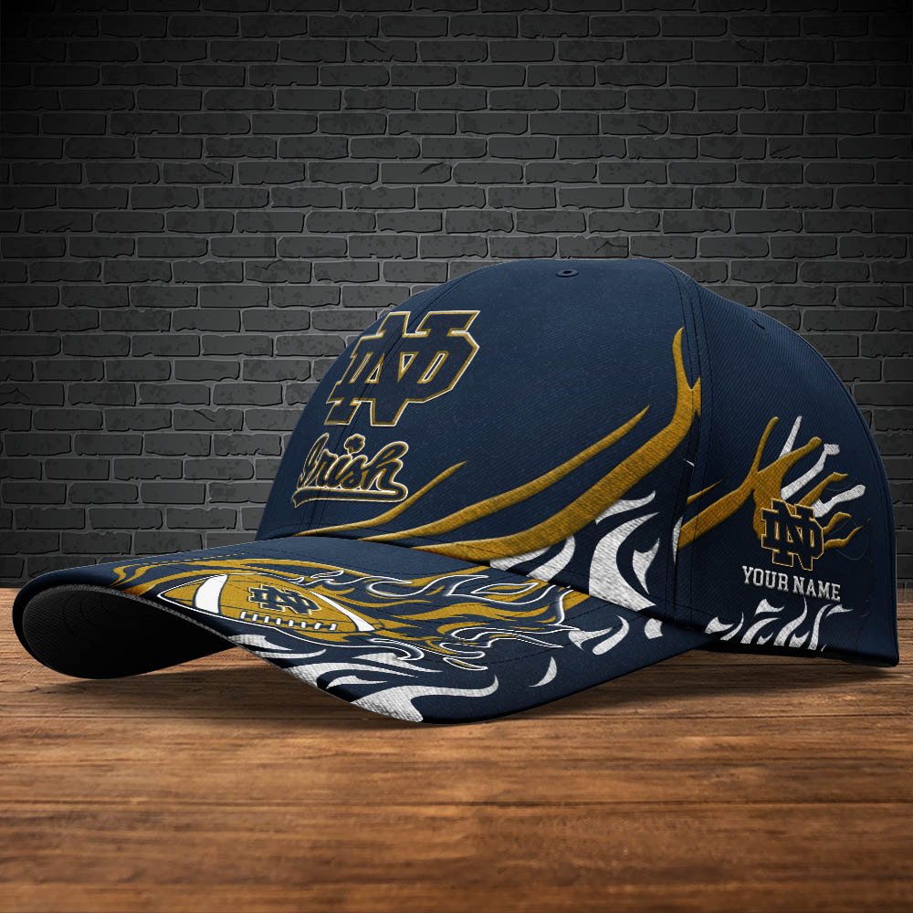 Alternative view of Notre Dame Fighting Irish Sport Cap 2024 Version Personalized Your Name, Football Team Cap, Fan Gifts ETHY-51954