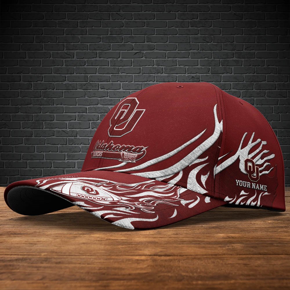 Alternative view of Oklahoma Sooners Sport Cap 2024 Version Personalized Your Name, Football Team Cap, Fan Gifts ETHY-51954