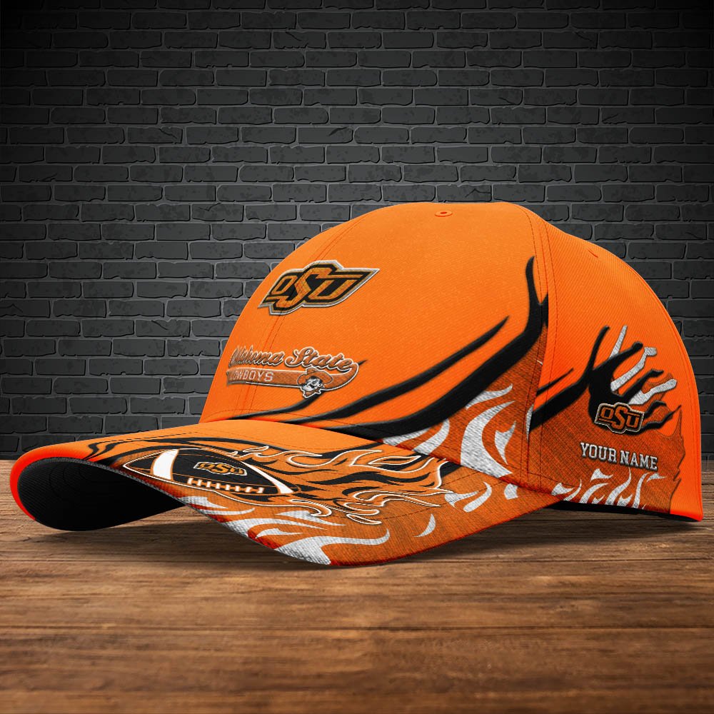 Alternative view of Oklahoma State Cowboys Sport Cap 2024 Version Personalized Your Name, Football Team Cap, Fan Gifts ETHY-51954