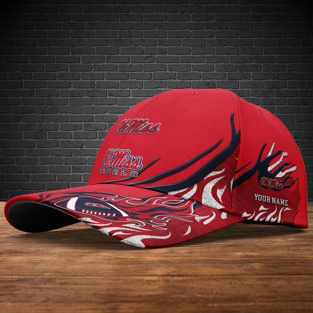 Alternative view of Ole Miss Rebels Sport Cap 2024 Version Personalized Your Name, Football Team Cap, Fan Gifts ETHY-51954