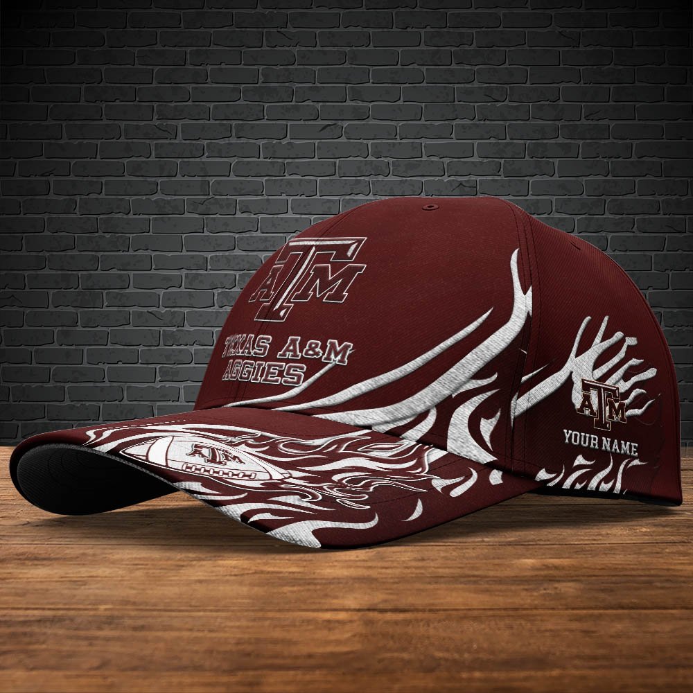 Alternative view of Texas A&M Aggies Sport Cap 2024 Version Personalized Your Name, Football Team Cap, Fan Gifts ETHY-51954