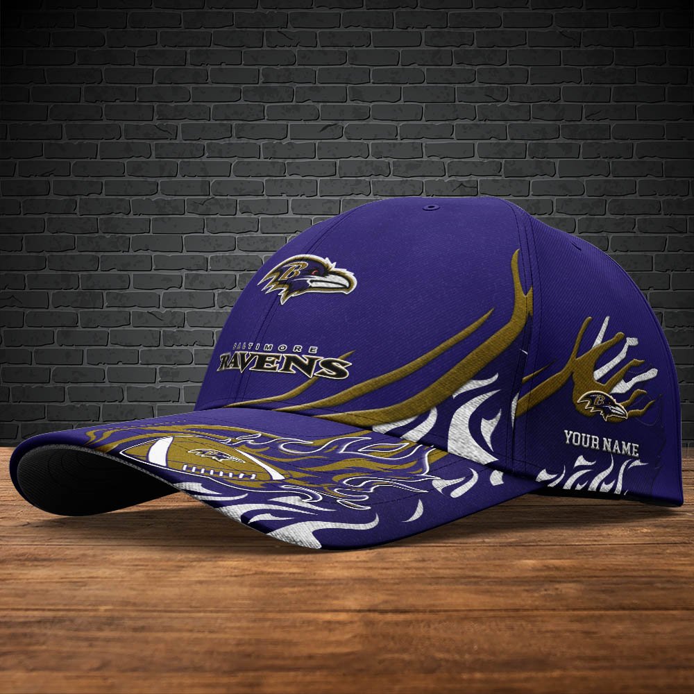 Alternative view of Baltimore Ravens Sport Cap 2024 Version Personalized Your Name, Football Team Cap, Fan Gifts ETHY-51954