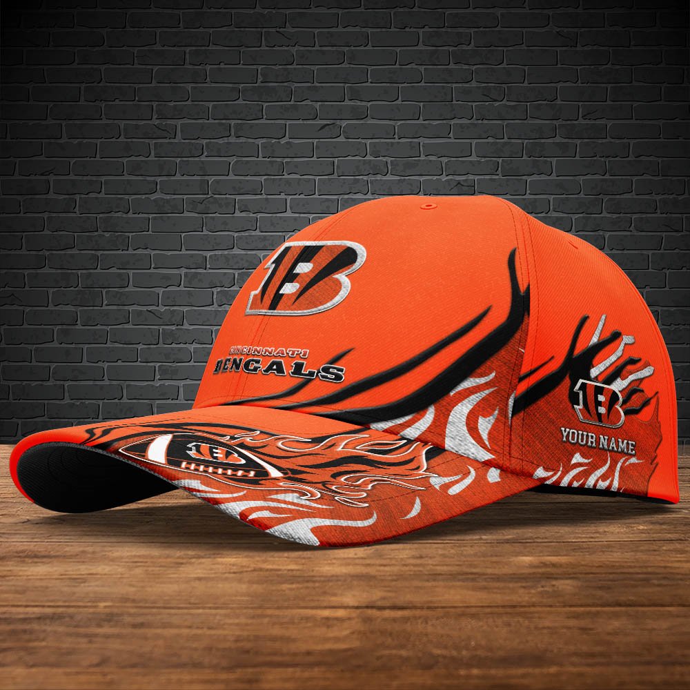 Alternative view of Cincinnati Bengals Sport Cap 2024 Version Personalized Your Name, Football Team Cap, Fan Gifts ETHY-51954