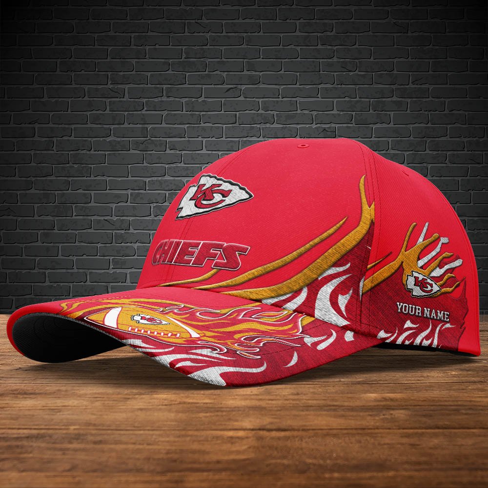 Alternative view of Kansas City Chiefs Sport Cap 2024 Version Personalized Your Name, Football Team Cap, Fan Gifts ETHY-51954