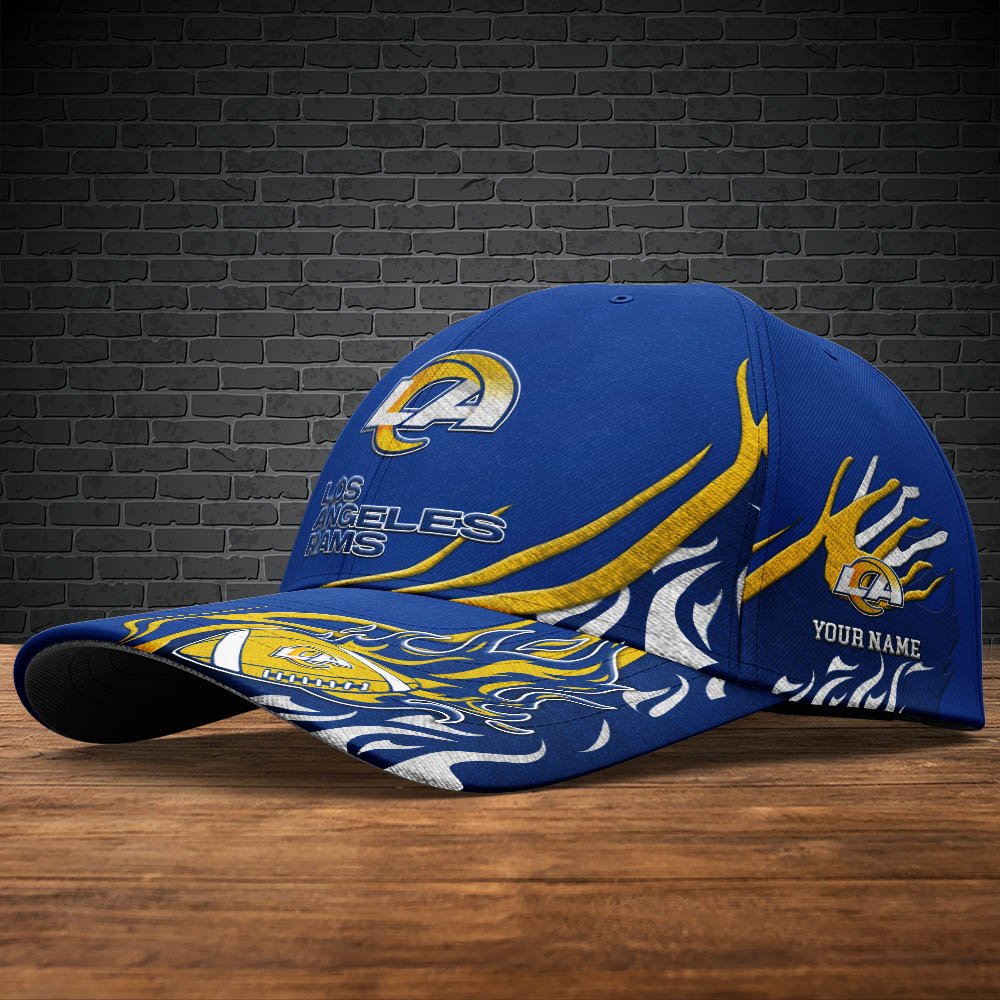 Alternative view of Los Angeles Rams Sport Cap 2024 Version Personalized Your Name, Football Team Cap, Fan Gifts ETHY-51954